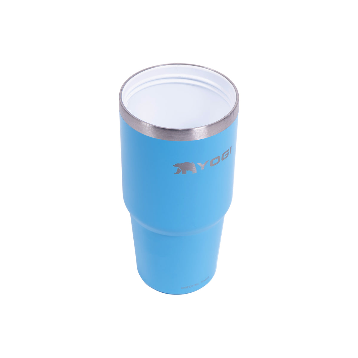 Ceramic Lined - Aqua Voyager Tumbler  20 oz Taos Blue