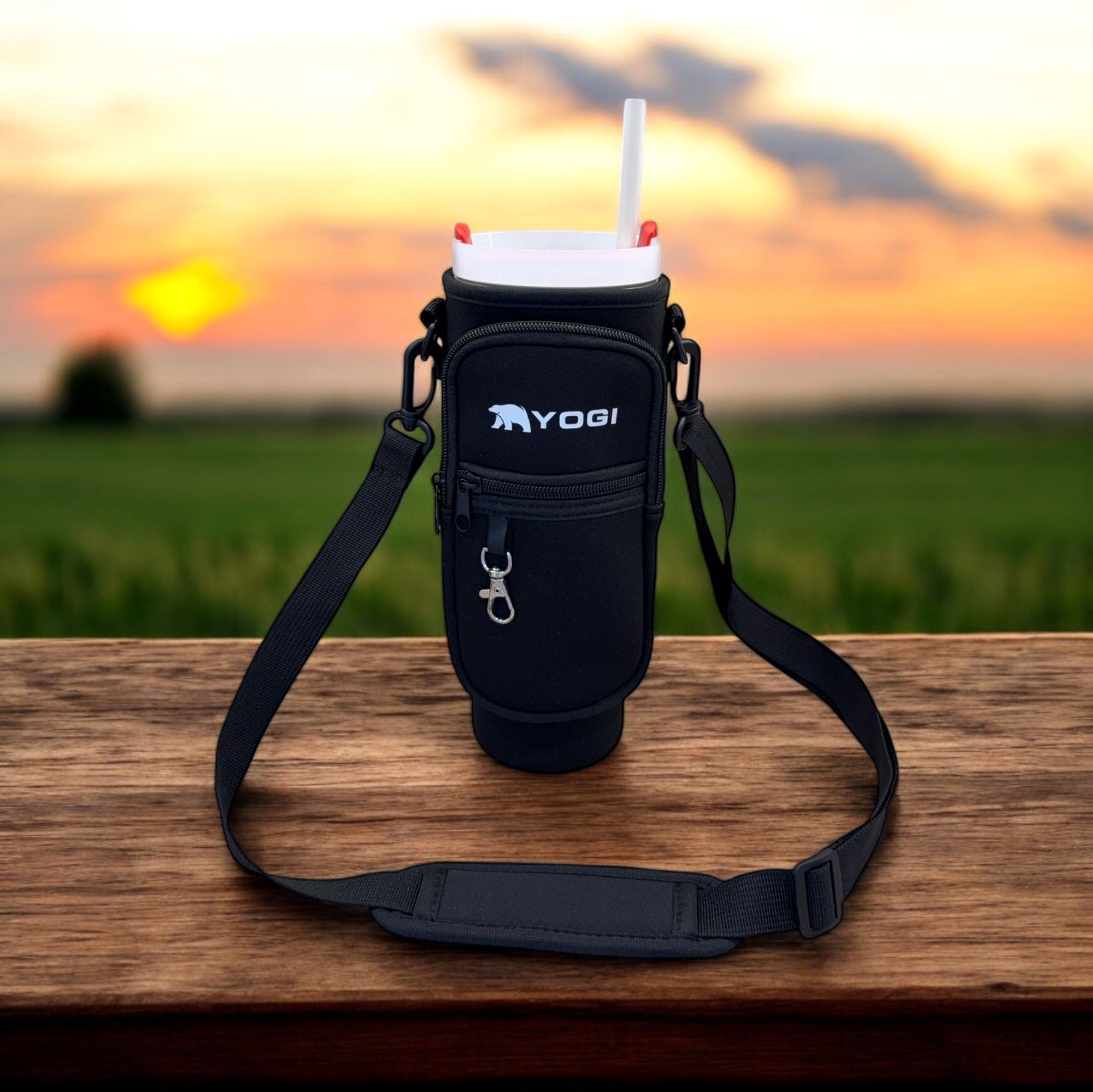 Yogi Go! Crossbody Tumbler Tote | Hands-Free Carrier