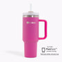 40oz - Ceramic Lined - Aqua Voyager Tumbler - Fuchsia